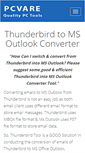 Mobile Screenshot of ms-outlook.thunderbirdconverter.com